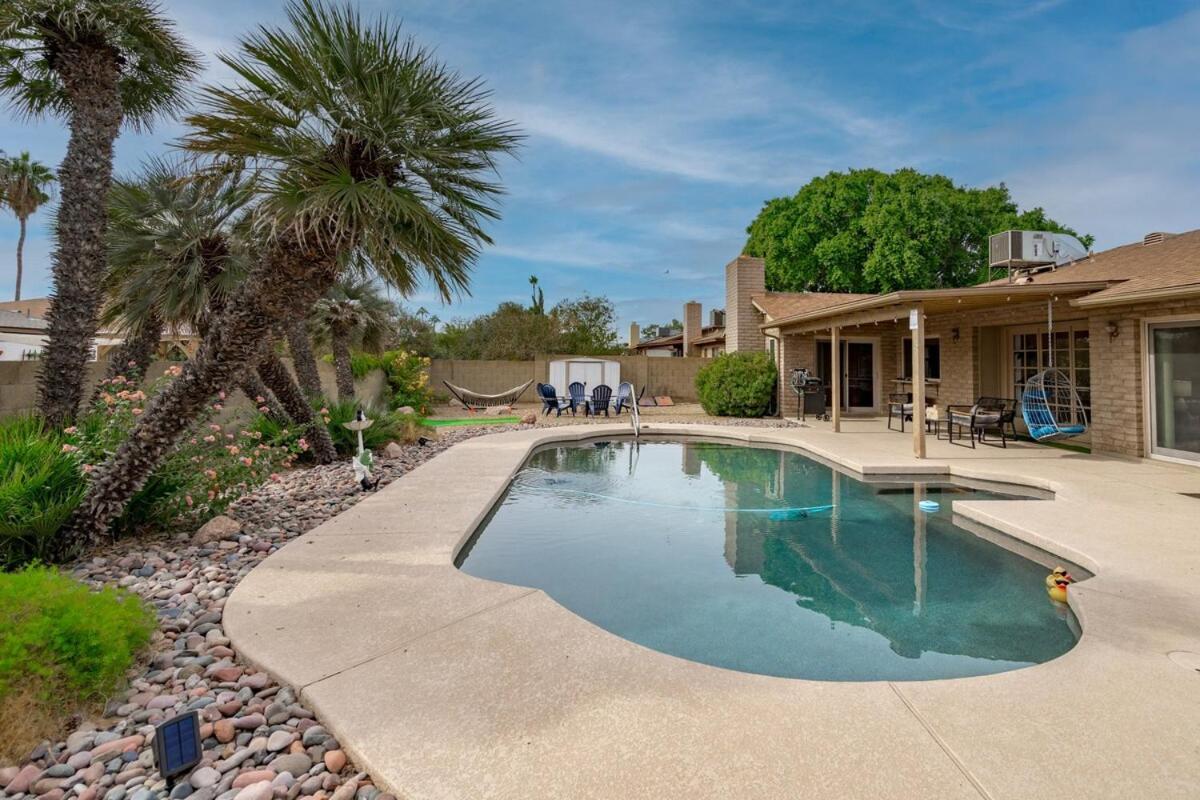 Desert Oasis With Pool And Games